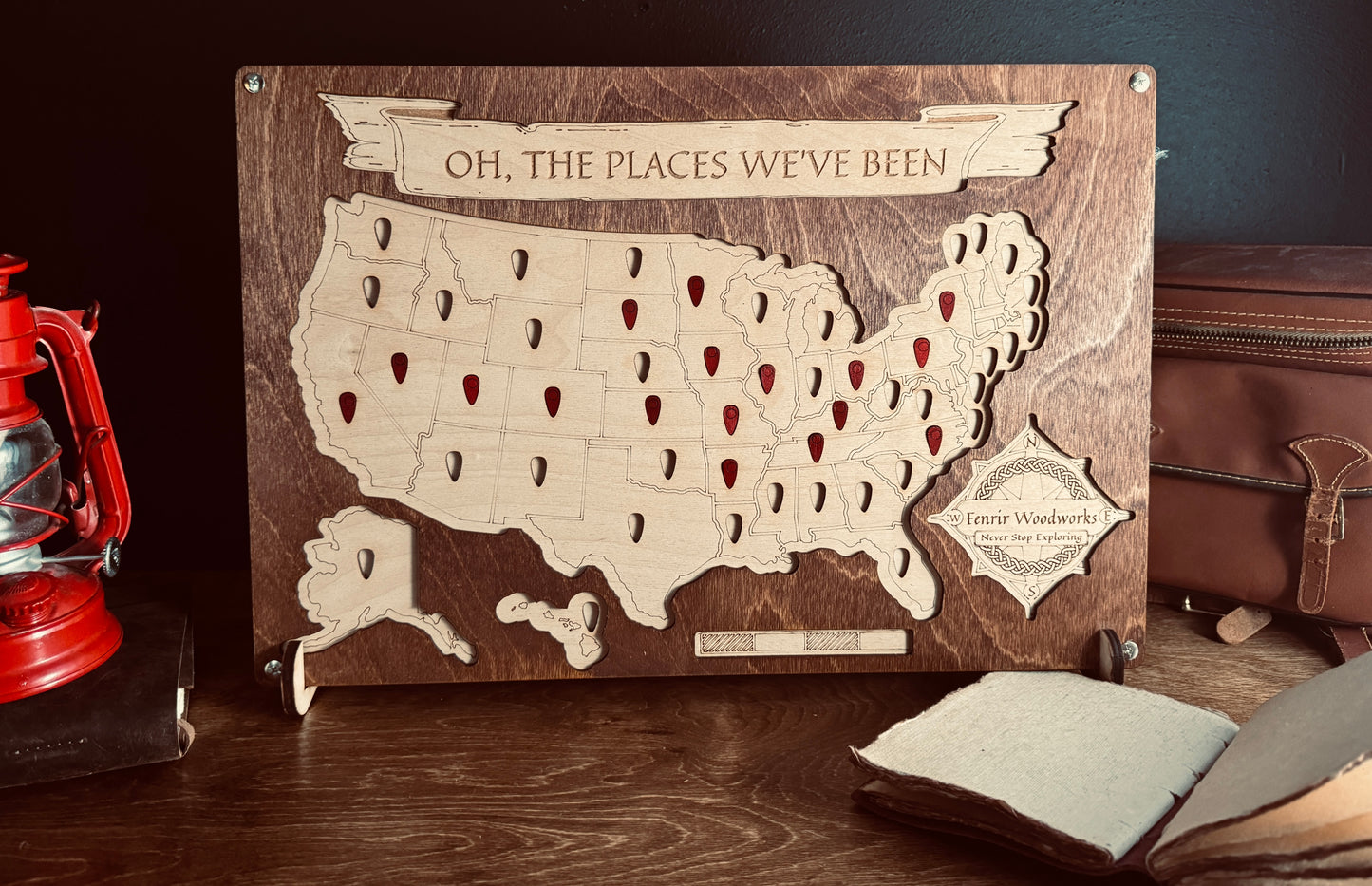 50 States Tracker Map