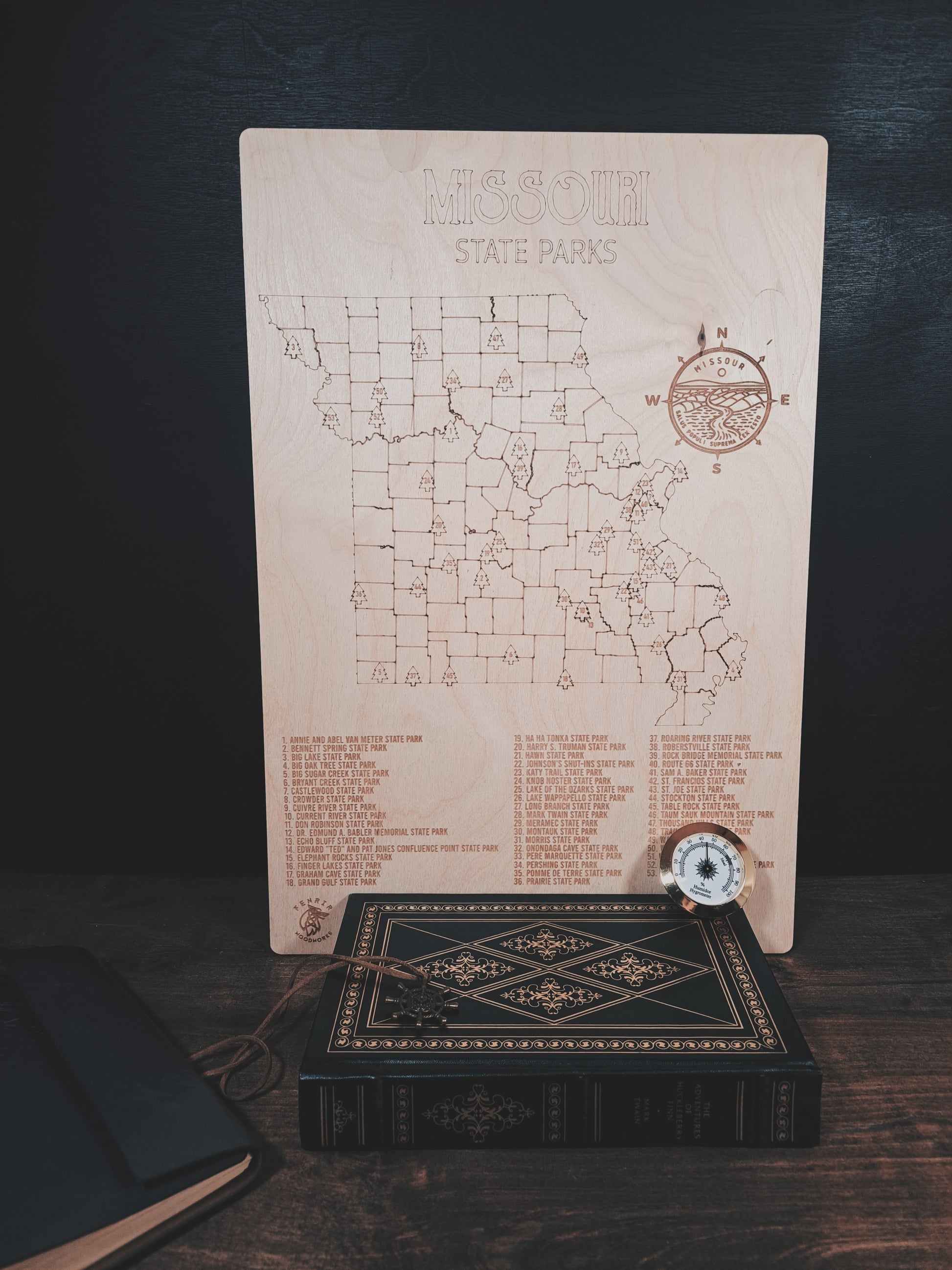 Fenrir Woodworks Missouri State Parks Map